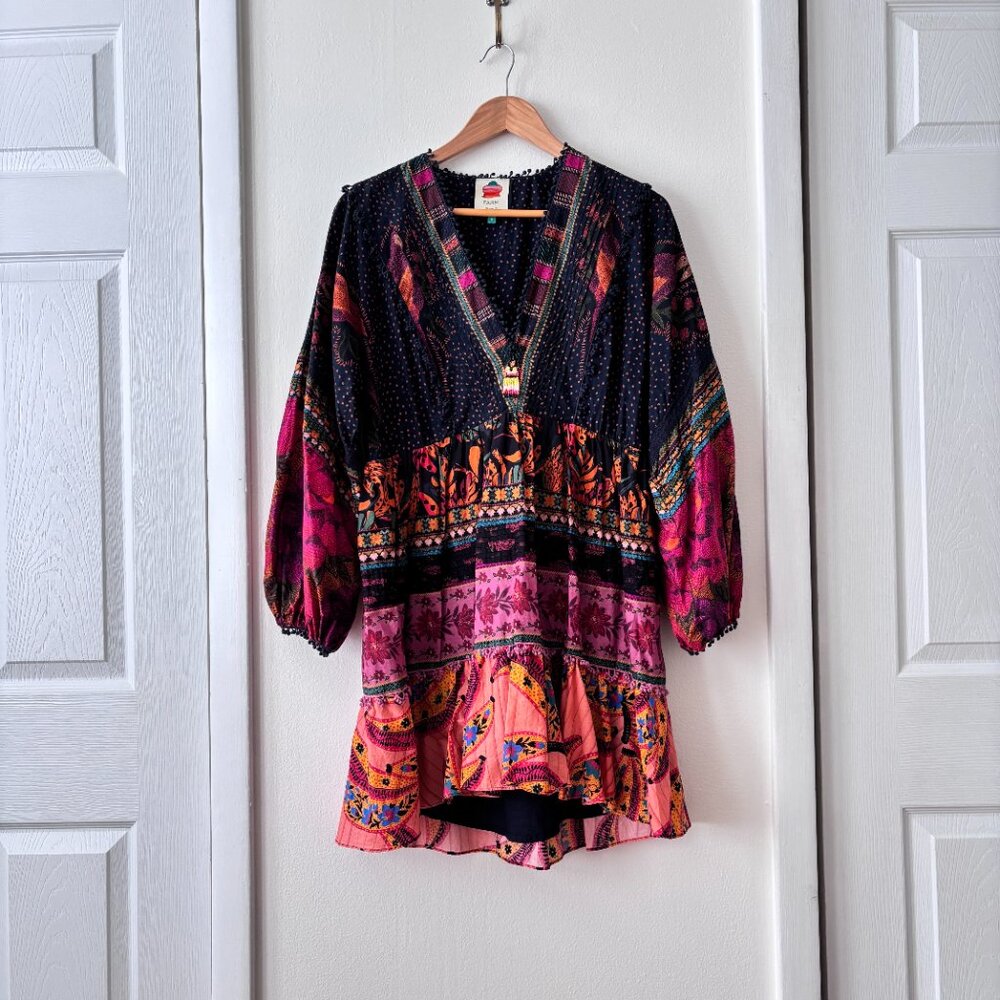 FARM Rio Mixed Patchwork Mini Dress - Picture 3 of 7